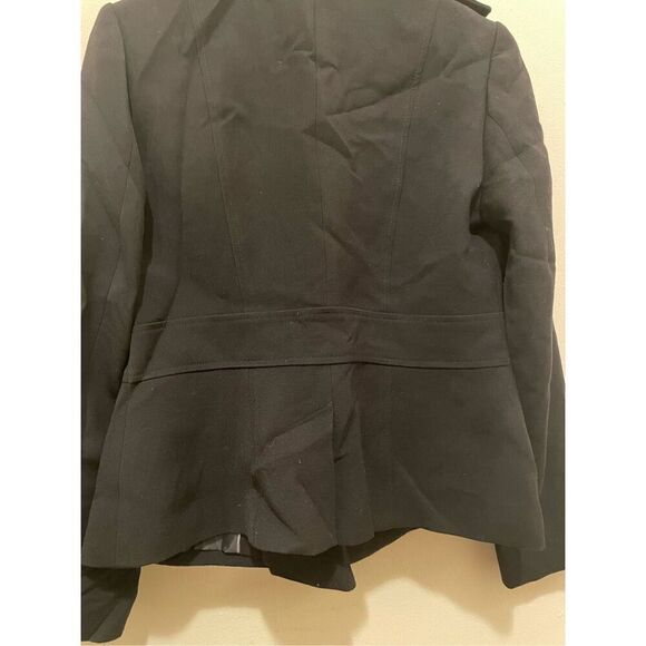 Flawed Calvin Klein black blazer button jacket size 8 petite - Picture 15 of 15